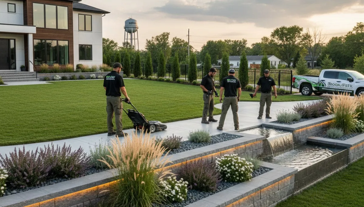 Landscaping team serving Cleveland, OH with professional yard and lawn care services